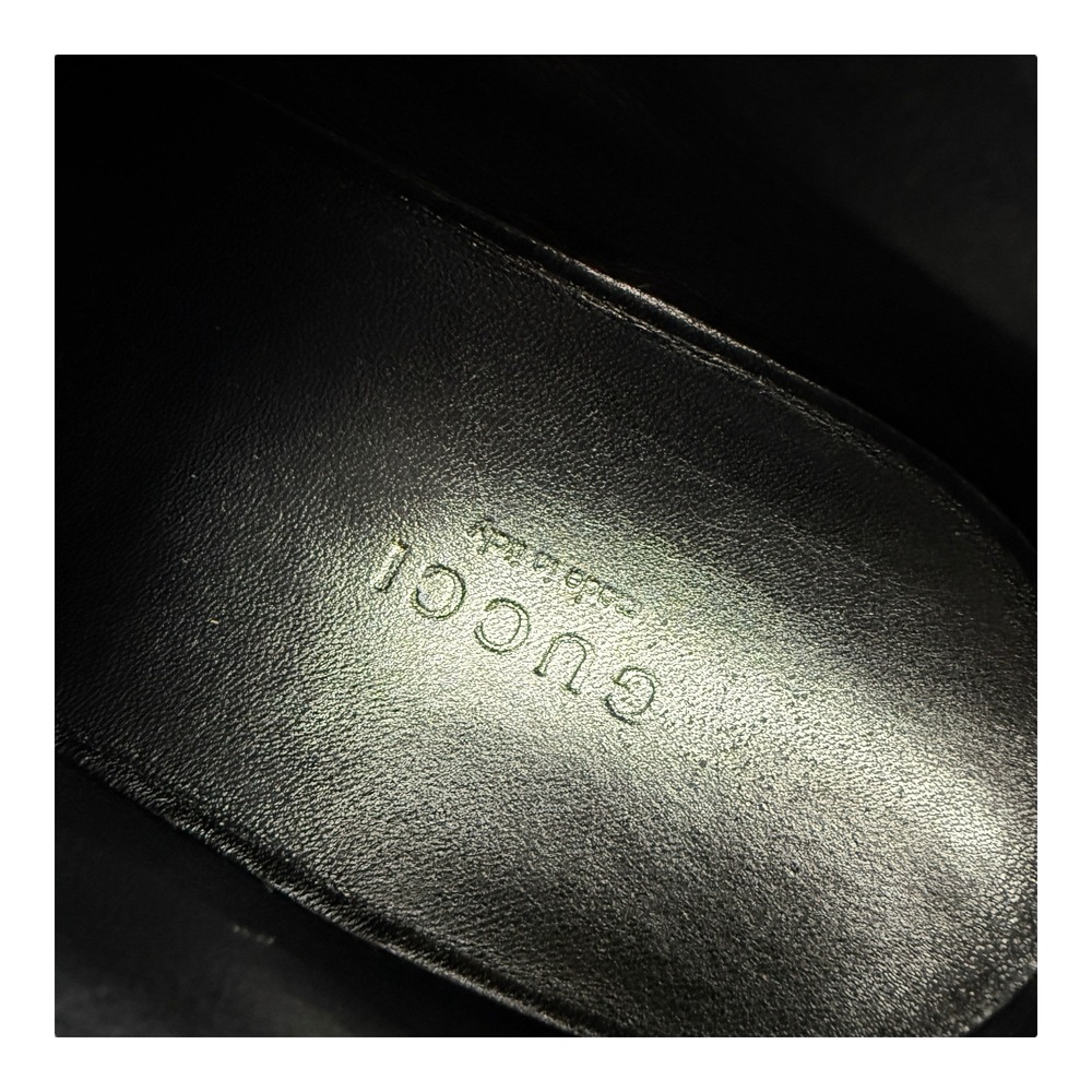 Gucci GG Monogram High Top Sneakers Brown Leather Canvas 390968 Women's 36.5 G - Picture 9 of 13
